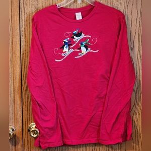 Red Long Sleeves Christmas 🎄 T-shirt size